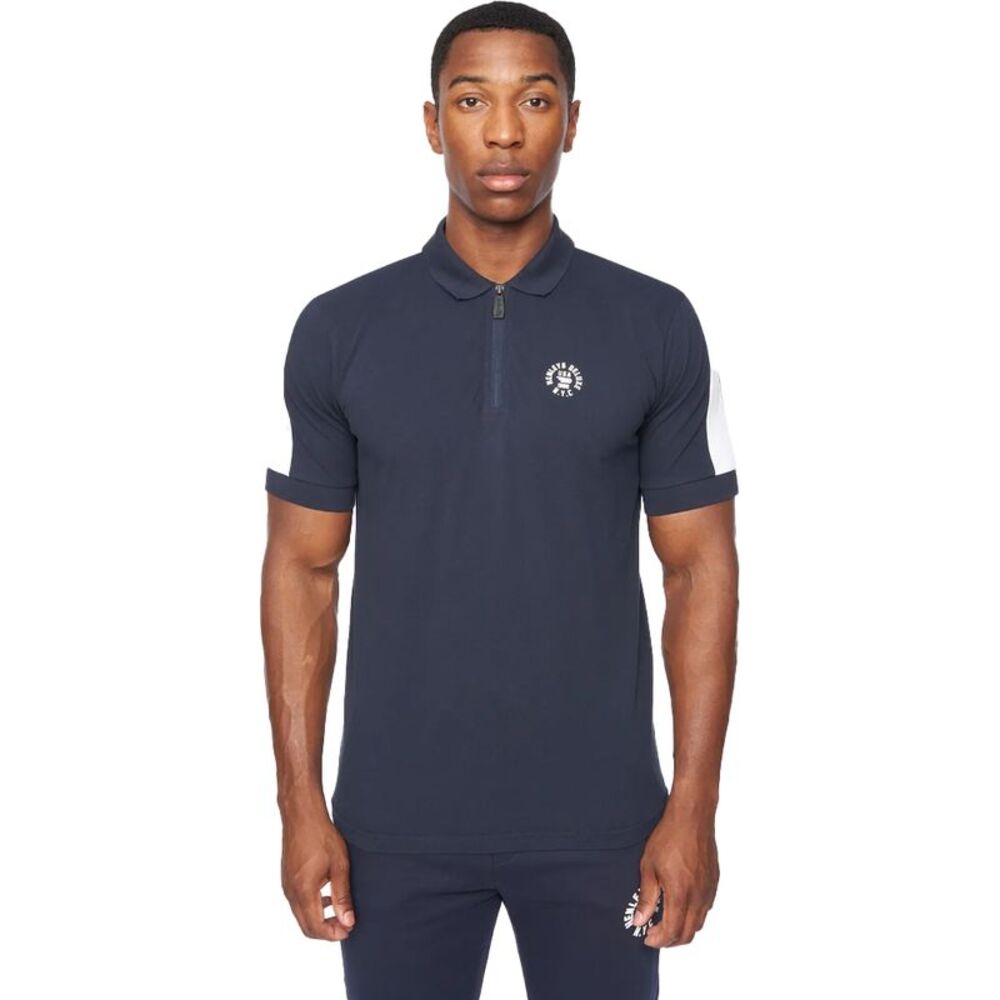 Henleys Mens Calyer Polo Shirt / Navy